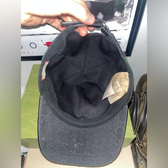 Gucci GG Monogram Web Canvas Hat - Picture 4 of 10